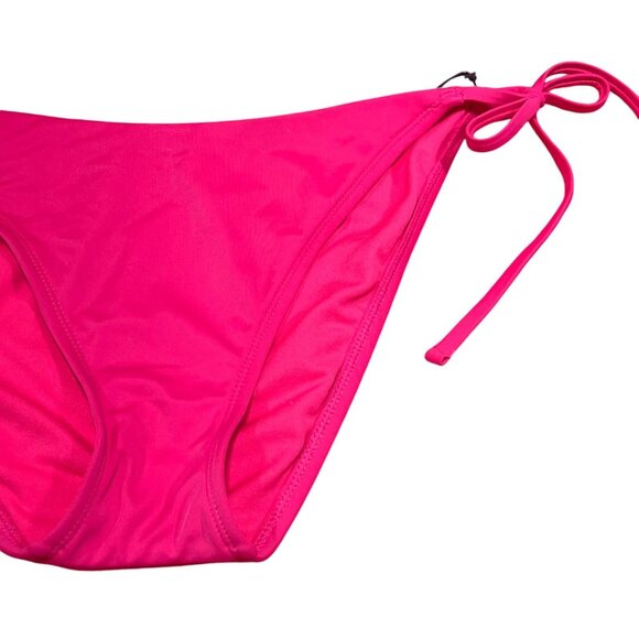 Shade & Shore - Women's High Waisted Tie Side Bikini Bottom - Pink - Large(12-14 - Picture 8 of 8